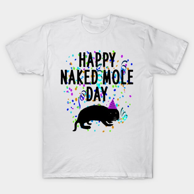 Happy naked mole rats day halloween rodent men T-Shirt by FindYourFavouriteDesign